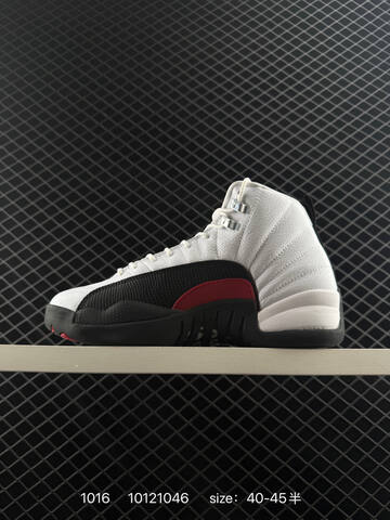 Jordan Air Jordan 12 Retro White Blue Black EU 40-45 Basketball Shoe - Men's (BS-80507)
