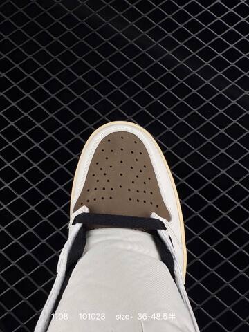 Jordan Air Jordan 1 Retro High OG White Brown Black Cream EU 36-48 5 Basketball Shoe - Unisex (BS-80322)