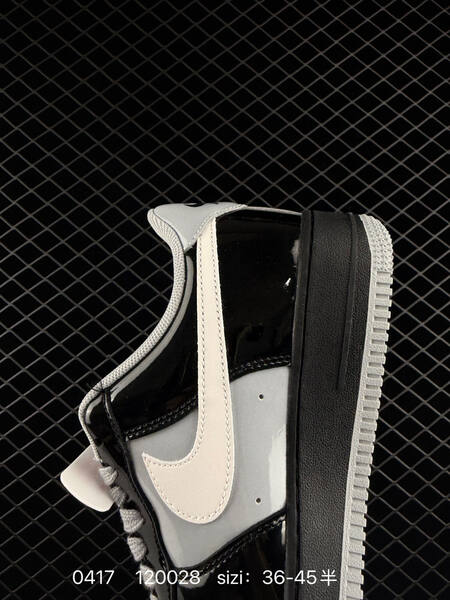 Nike Air Force 1 07 Black Grey White EU 36-45 lifestyle