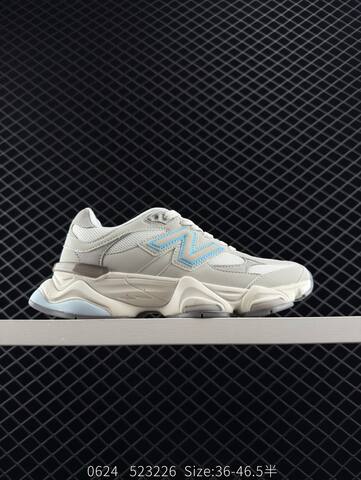 New Balance 9060 Light Grey Off White Light Blue EU 36-46 5 Sneaker - Unisex (BS-83248)