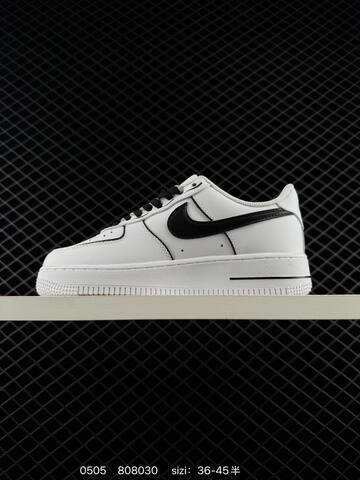 Nike Air Force 1 07 Low White Black EU 36-45 Lifestyle - Unisex (BS-71694)