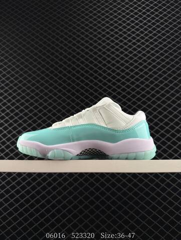 Jordan Air Jordan 11 Retro Low White Light Aqua EU 36-47 Basketball Shoe - Unisex (BS-81193)