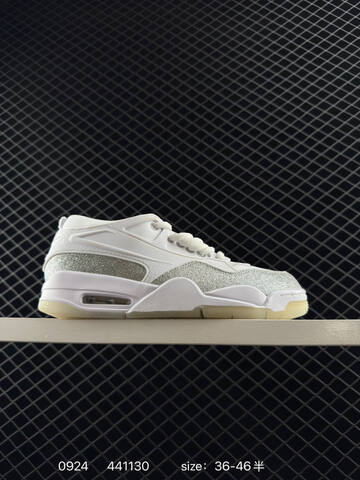Jordan Air Jordan 4 RM Black Sail Cream Off White EU 36-46 Basketball Shoe - Unisex (BS-80641)