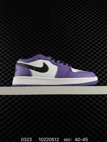 Jordan Air Jordan 1 Low White Blue Black 40-45 Sneaker - Men's (BS-79618)