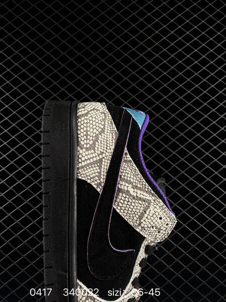 Nike SB Dunk Low Pro Black Grey Snakeskin Purple Blue EU 36-45 skate lifestyle