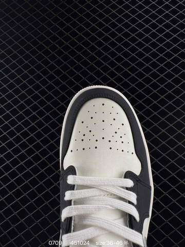 Jordan Air Jordan 1 Low Off White Black Grey Sail EU 36-46 Sneaker - Unisex (BS-81085)