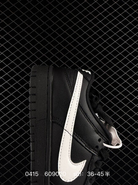 Nike Dunk Low Black with white Swoosh EU 36-45 skate lifestyle