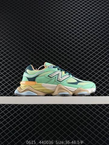 New Balance 9060 Joe Freshgoods Mint Green Dark Teal Beige Orange White EU 36-46 5 Sneaker - Unisex (BS-83298)