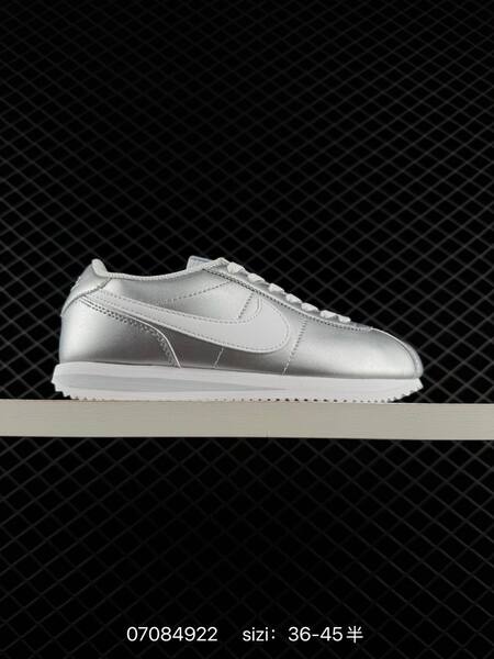 Nike Cortez metallic silver white EU 36-45 lifestyle