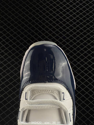 Jordan Air Jordan 11 Retro White Navy Blue Translucent EU 36-46 Basketball Shoe - Unisex (BS-80965)