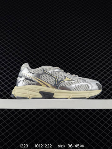 Mizuno Racer S 1906 Black Grey White Silver EU 36-45 Running Shoe Running Sneakers - Unisex (BS-73540)