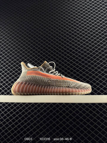 Yeezy Boost 350 V2 Grey Orange Beige Black EU 36-46 Sneaker - Unisex (BS-83572)