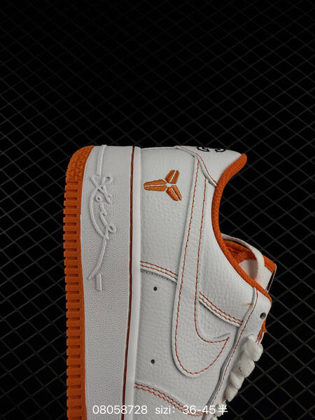 Nike Air Force 1 Low 07 white orange EU 36-45 lifestyle