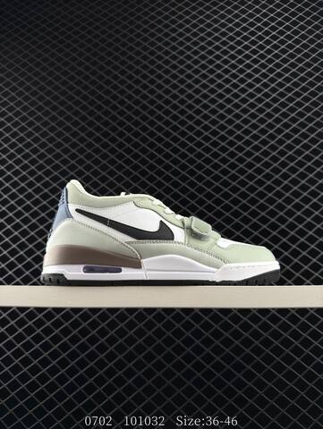 Jordan Air Jordan Legacy 312 Low White Light Green Black Navy Brown EU 36-46 Basketball Shoe - Unisex (BS-81112)