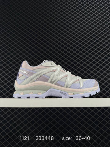 Salomon XT-6 Pastel Purple Beige Mint 36-40 Trail Shoe Trail Running Sneakers - Unisex (BS-85921)