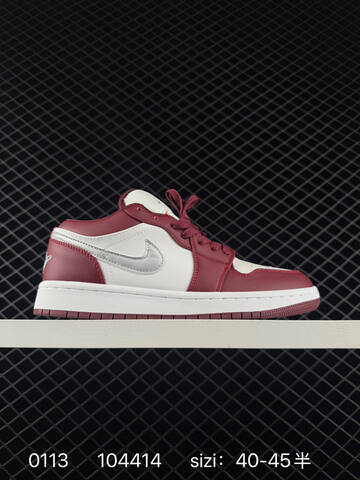 Jordan Air Jordan 1 Low White Navy Grey Red EU 40-45 Sneaker - Men's (BS-79836)