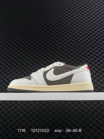 Travis Scott x Fragment x Air Jordan 1 Low Military Blue AIR JORDAN 1 Aj1 Lifestyle (BS-74184)