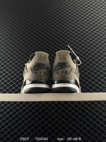 Jordan Air Jordan 4 Retro Cave Stone FV5029 200 Cave Stone Black White Brown EU 36-48 Basketball Shoe - Unisex (BS-80647)