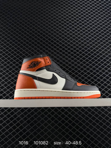 Jordan Air Jordan 1 Retro High OG DZ5485 008 Black Orange Sail White EU 40-48 5 Basketball Shoe - Men's (BS-80513)