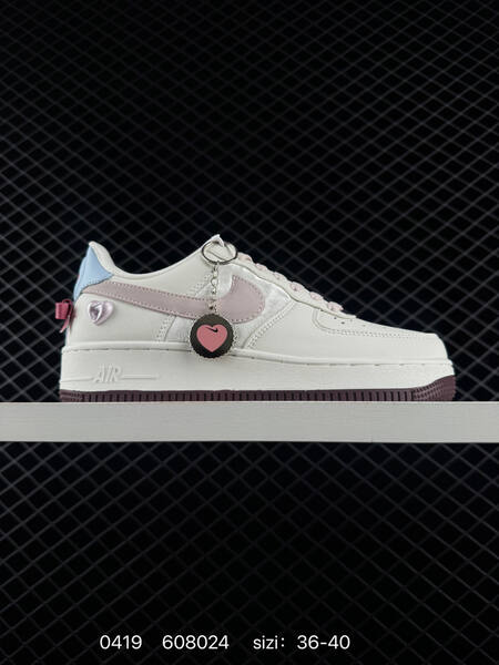 Nike Air Force 1 07 Low Sail Light Pink Light Blue Burgundy EU 36-40 lifestyle