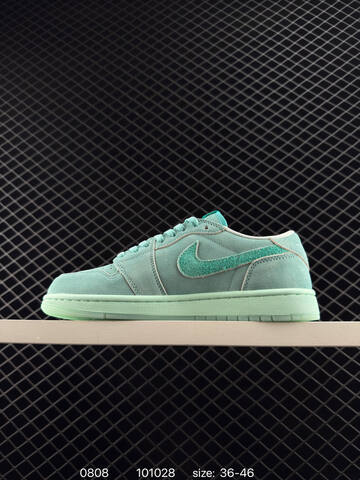 Jordan Air Jordan 1 Low OG Washed Team Mint Green Light Green EU 36-46 Skate Shoe - Unisex (BS-80955)