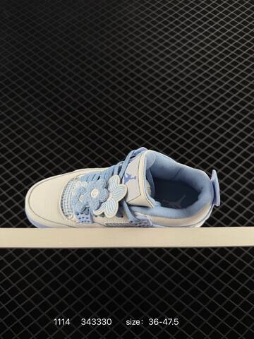 Jordan Air Jordan 4 White Light Blue EU 36-47 5 Basketball Shoe - Unisex (BS-80284)