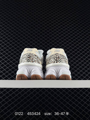 New Balance 9060 White Beige Leopard Brown EU 36-47 Sneaker - Unisex (BS-82368)