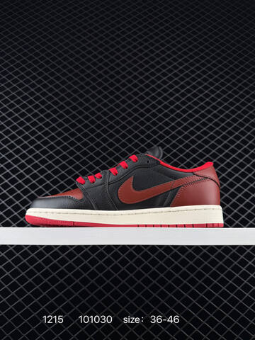 Jordan Air Jordan 1 Low CZ0775-036 Black Red Sail Gold EU 36-46 Sneaker - Unisex (BS-80056)