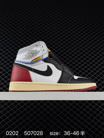 Jordan Air Jordan 1 Retro High Union Los Angeles Chicago Shadow Red White Black Grey Cream EU 36-46 Basketball Shoe - Unisex (BS-79729)