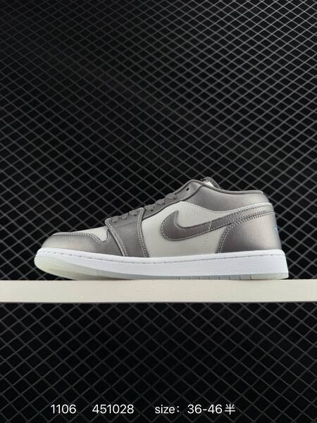 Nike Air Jordan 1 Low grey white 36-46 5 lifestyle