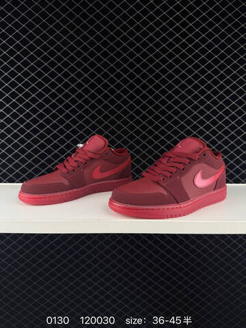 Jordan Air Jordan 1 Low Dark Red Bright Red EU 36-45 Sneaker - Unisex (BS-79743)