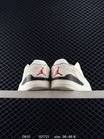 Jordan Air Jordan Flight Court White Black Red Gold Sail EU 36-46 Sneaker - Unisex (BS-80934)
