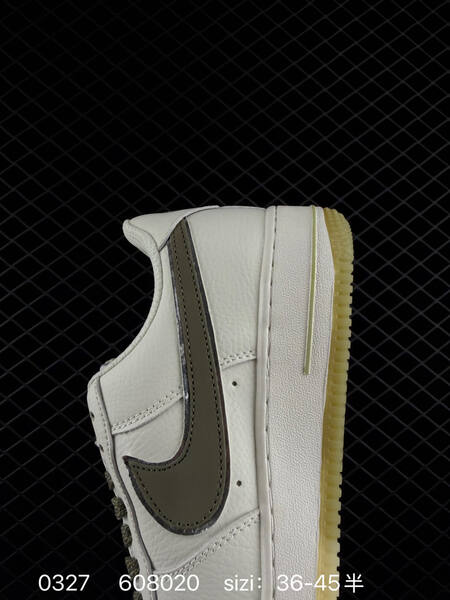 Nike Air Force 1 Low off white olive green pale yellow EU 36-45 skate