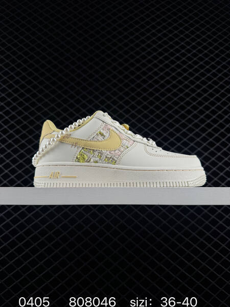 Nike Air Force 1 07 off white pale yellow pink white EU 36-40 lifestyle