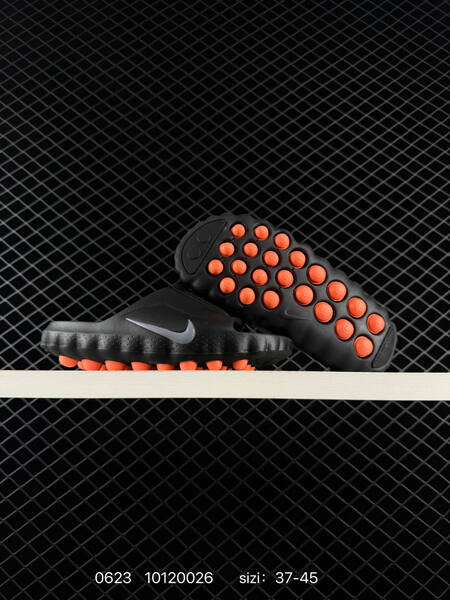 Nike Mind 001 black orange 37-45 slides
