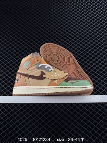 AIR JORDAN 1 NBA Zion Williamson x Air Jordan 1 Low OG Voodoo AJ1 Lifestyle (BS-74572)
