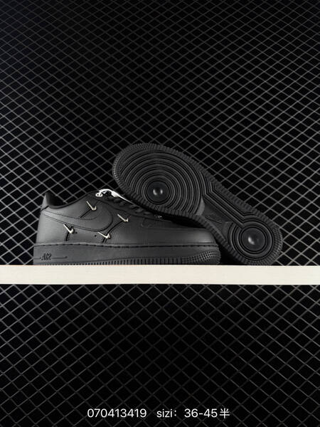 Nike Air Force 1 07 LV8 FB8971 005 white black silver EU 36-45 lifestyle