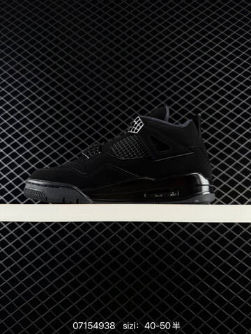 Air Jordan 4 Retro Black Cat AIR JORDAN 4 Aj4 4 Replica Lifestyle (BS-78968)