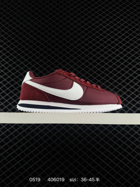 Nike Classic Cortez Nylon burgundy white black EU 36-45 lifestyle