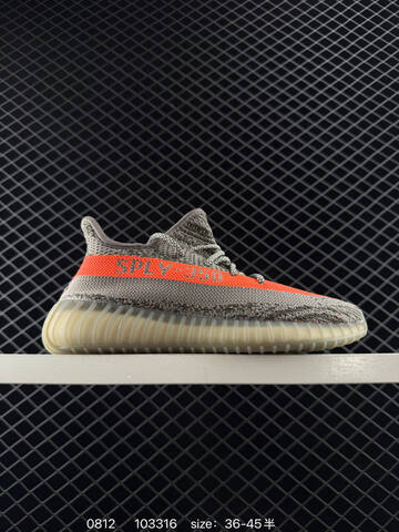 Adidas Yeezy Boost 350 V2 Clay Orange Grey Red EU 36-45 Sneaker - Unisex (BS-83576)