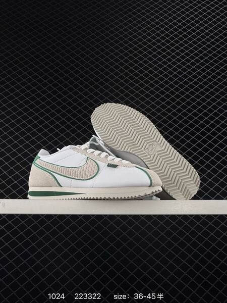 Nike Classic Cortez black white and silver grey EU 36-45 5 casual lifestyle