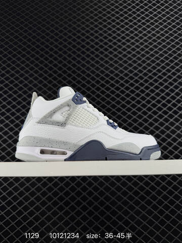 Jordan Air Jordan 4 Retro Purple Green Black White EU 36-45 Basketball Shoe - Unisex (BS-80155)