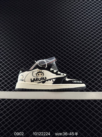 Jordan Air Jordan 1 Low Travis Scott x LABUBU Sail Light Brown Mint Green EU 36-45 Sneaker - Unisex (BS-80783)