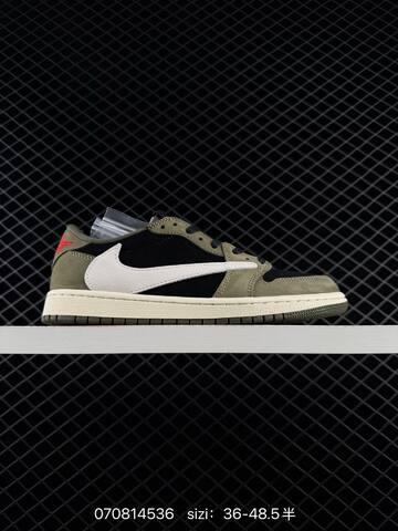 Travis Scott x Air Jordan 1 Low OG Canary Yellow 7 0 AIR JORDAN 1 Aj1 Lifestyle (BS-79008)