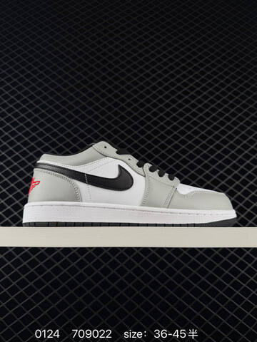 Jordan Air Jordan 1 Low Black White Red Orange EU 36-45 Sneaker - Unisex (BS-79783)