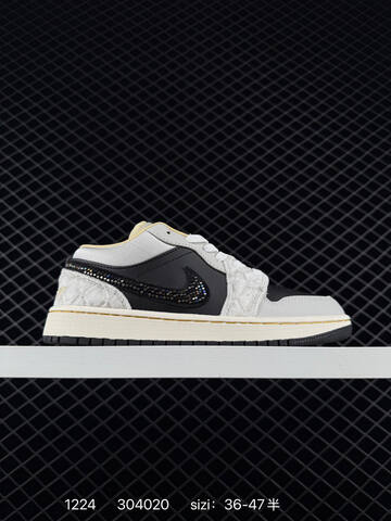 Jordan Air Jordan 1 Low DV1762-001 White Black Red EU 36-47 Sneaker - Unisex (BS-79996)