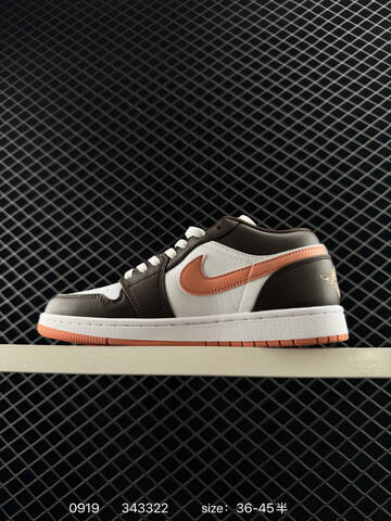 Jordan Air Jordan 1 Low White Brown Peach EU 36-45 Sneaker - Unisex (BS-80672)