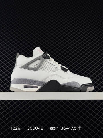 Jordan Air Jordan 4 Retro White Cement FV5029-100 White Grey Black Red EU 36-47 5 Basketball Shoe - Unisex (BS-79953)