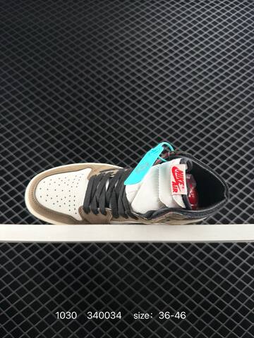 Jordan Air Jordan 1 High White Brown Black Sail EU 36-46 Basketball Shoe - Unisex (BS-80399)