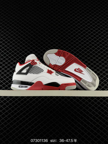 AIR JORDAN 4 Air Jordan Retro Fire Red DC7770-160 Lifestyle (BS-78899)